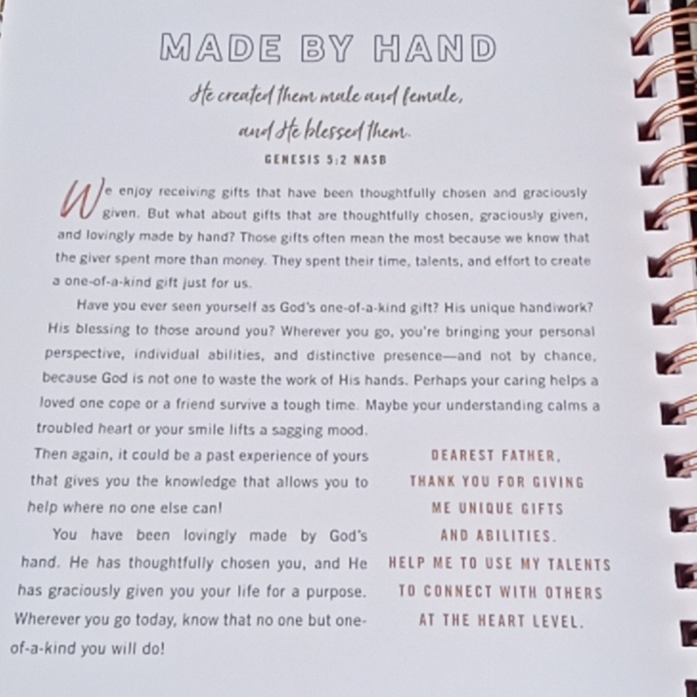 Devotional Coloring Book with Spiral Bound Text And Pictures 312 Pages - Picture 3 of 8
